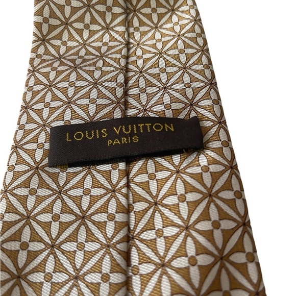 Louis Vuitton Paris Men’s Neck Tie 57 X 4 inches Made in Italy 100% Silk - Picture 4 of 7